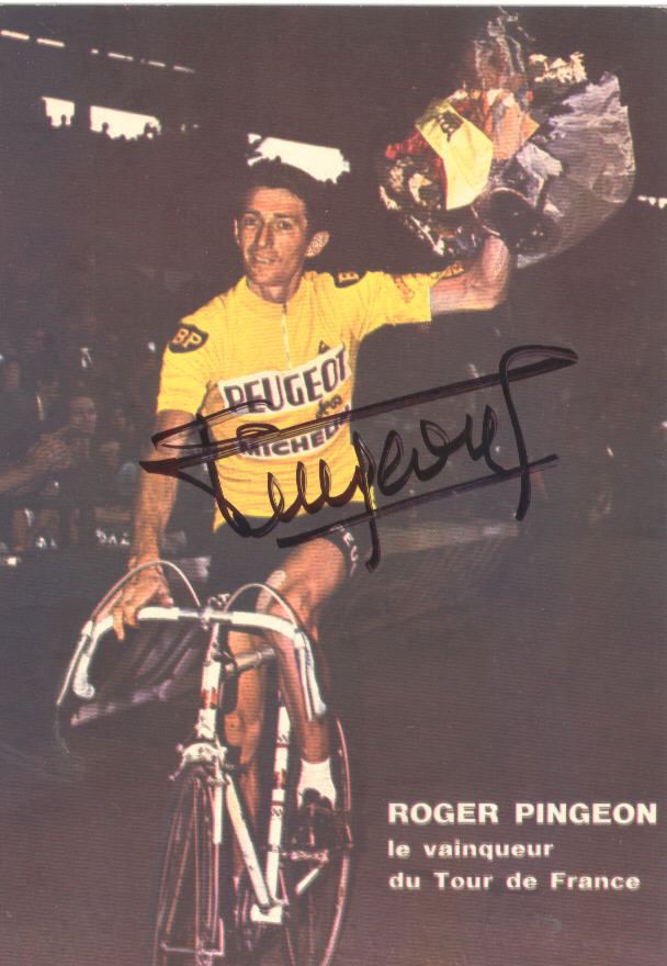 Roger Pingeon Modern era TdF memorabilia