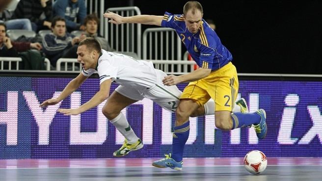 Rok Mordej Valeriy Zamyatin Ukraine Rok Mordej Slovenia Futsal EURO