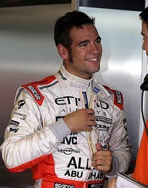 Roldán Rodríguez Roldn Rodrguez presentado como piloto de pruebas de Spyker