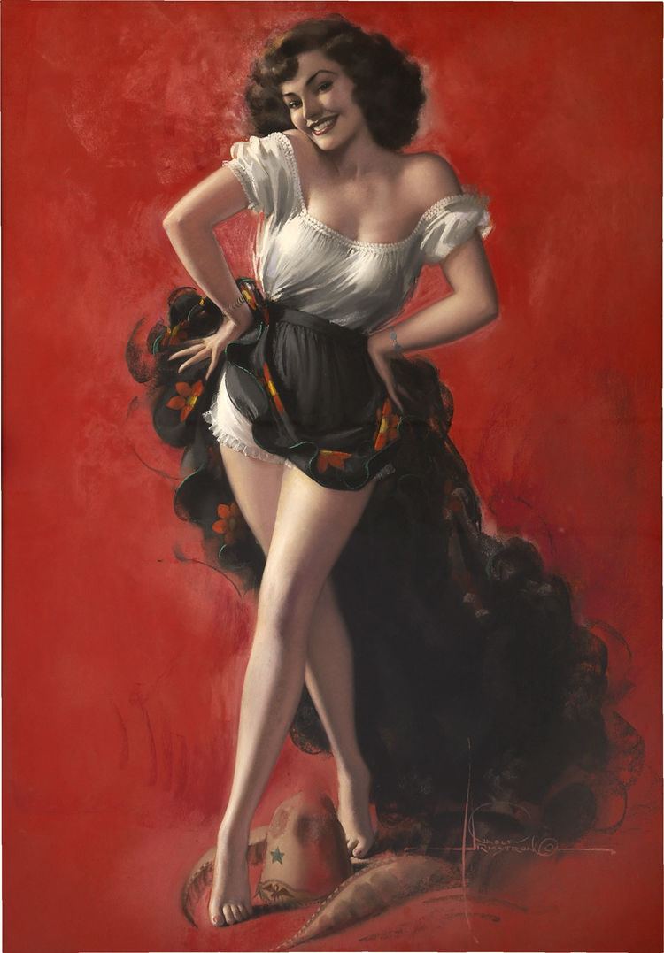 Rolf Armstrong Armstrong Rolf Graphic Design Illustration The Red List