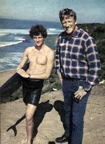 James Arness and his son, Rolf