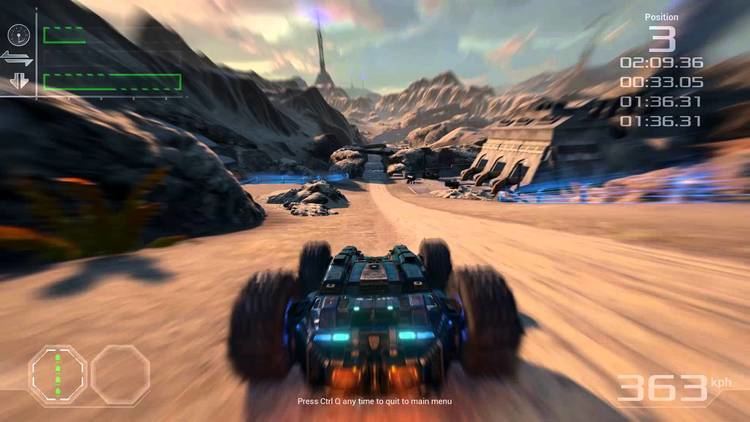 Rollcage (video game) GRIP Rollcage quotIndustrialquot track Private PreAlpha Gameplay