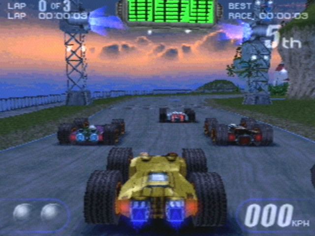 Rollcage (video game) Playstation Reviews QR by The Video Game Critic