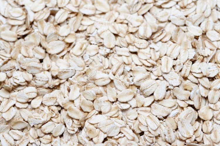 Rolled oats Background of rolled oats Free Stock Image