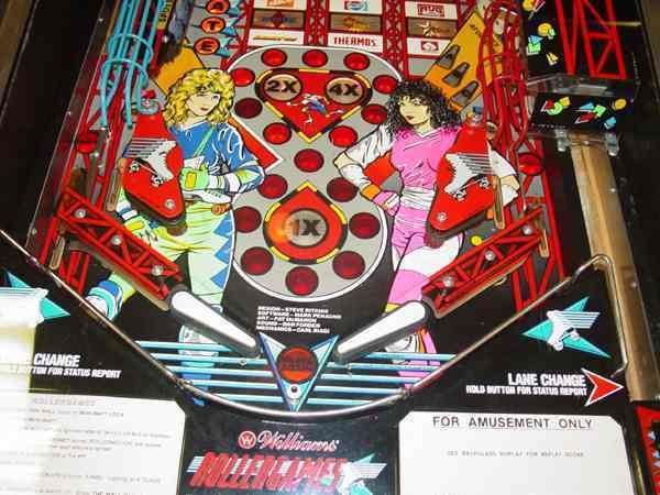 RollerGames Roller Games Pinball of 1990 by Williams at wwwpinballrebelcom