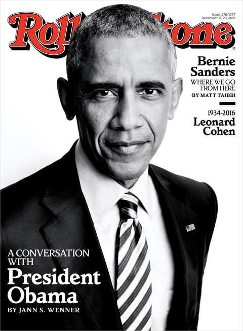 Rolling Stone Obama on His Legacy Trump39s Win and the Path Forward Rolling Stone