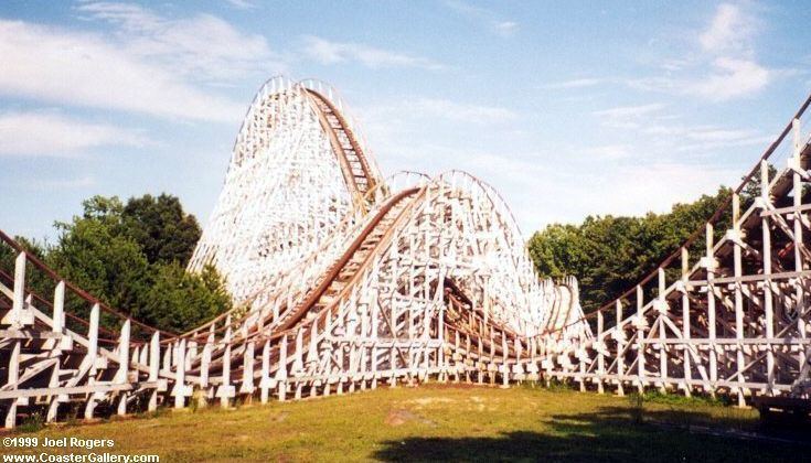 Rolling Thunder (roller coaster) Rolling Thunder structure
