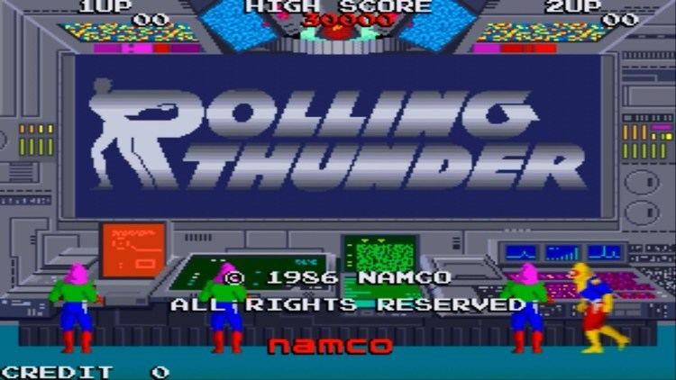 Rolling Thunder (video game) Rolling Thunder 1 Arcade Gameplay Playthrough longplay YouTube