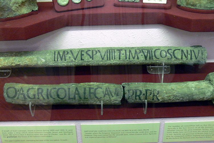 Roman lead pipe inscription