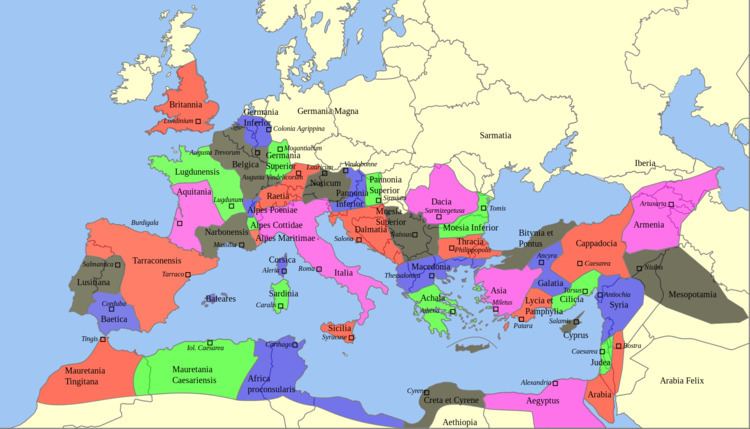 Roman province Map of Provinces of the Roman Empire under Trajan 1732x990 MapPorn
