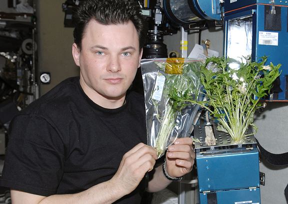Roman Romanenko Plants On Orbit SpaceRef