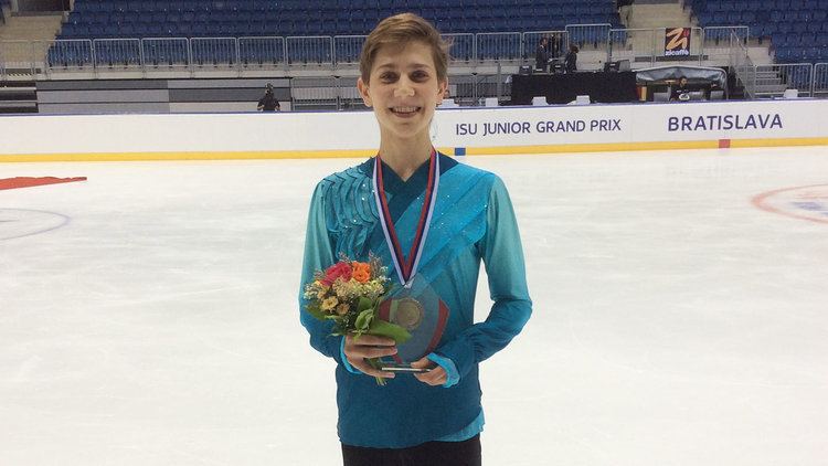 Roman Sadovsky Skate Canada Canada39s Roman Sadovsky wins gold at ISU