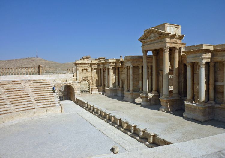 Roman Theatre at Palmyra FileRoman theatre of Palmyra 02jpg Wikimedia Commons