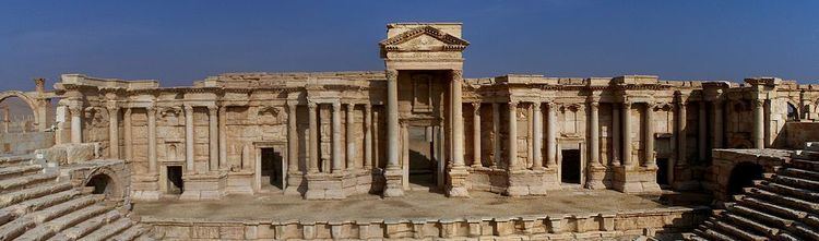 Roman Theatre at Palmyra Roman Theater of Palmyra in the Syrian Desert Charismatic Planet