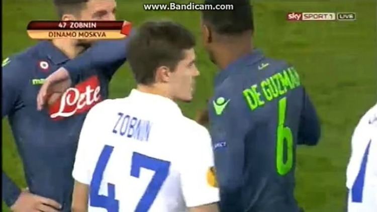 Roman Zobnin Roman Zobnin Red Card Napoli vs Dynamo Moscow 21 Europe
