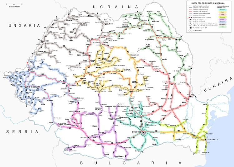 Romanian railway services