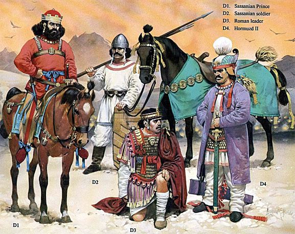 Roman–Persian Wars RomanPersian Wars Surrender of the Roman Commander during the