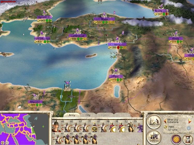 rome total war cities