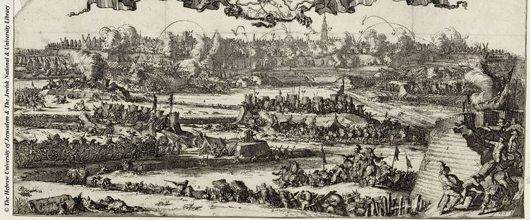 Romeyn de Hooghe Map of Groningen 1672 Romeyn de Hooghe