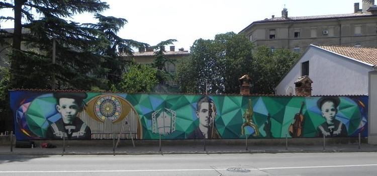 Romolo Venucci Otkrivanje murala Remo Romolo Venucci Rijeka Danas rijeki