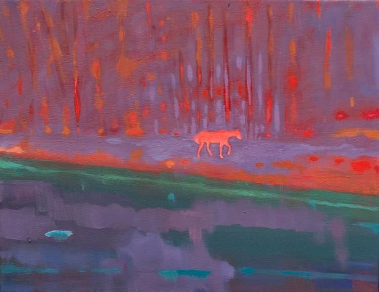 Ron Cooper (artist) Saatchi Art Horse Creek Painting by Ron Cooper