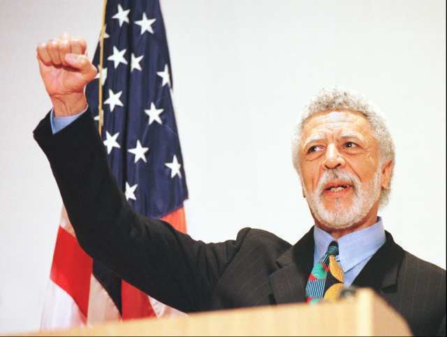 Ron Dellums Oh Ron Dellums what big biceps you have Political