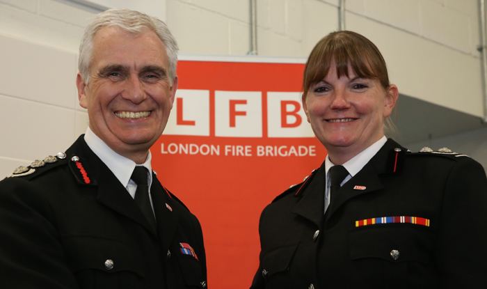 Ron Dobson London Fire Brigade London Fire Commissioner Ron Dobson leaves