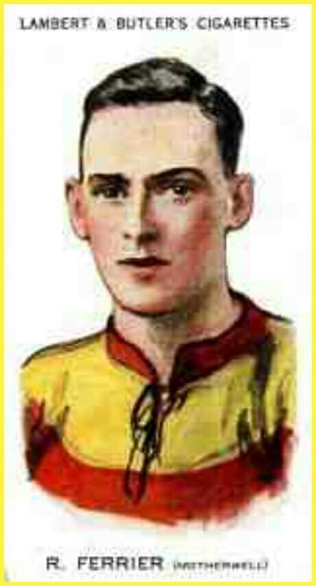 Ron Ferrier Ron Ferrier of Motherwell in 1922 1920s Football Pinterest In