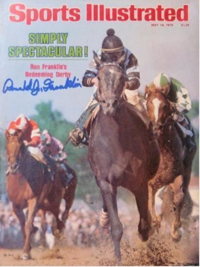 Ron Franklin (jockey) Ron Franklin autographed 8x10 photo Horse Racing Jockey