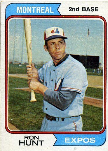 Ron Hunt 275 Ron Hunt Montreal Expos Baseball Cards