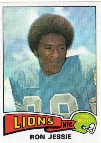 Ron Jessie DETROIT LIONS Ron Jessie 253 TOPPS 1975 NFL American Football