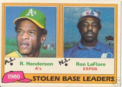 Ron LeFlore 1980 Topps Baseball 80 Ron LeFlore