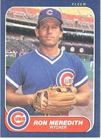Ron Meridith Amazoncom 1986 Fleer Baseball Card 374 Ron Meridith Mint