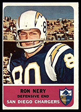Ron Nery Amazoncom Football NFL 1962 Fleer 88 Ron Nery VG Very Good