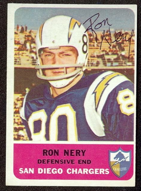 Ron Nery The San Diego Chargers Ron Nery Tales from the AFL