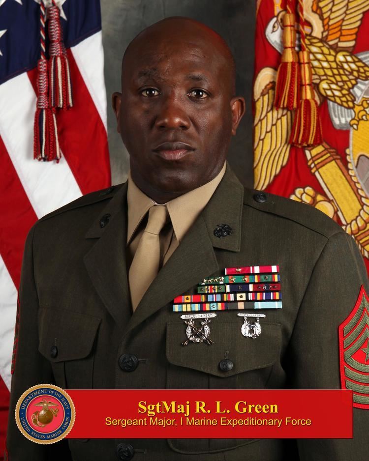 Ronald L. Green I Marine Expeditionary Force Sergeant Major Ronald L Green selected