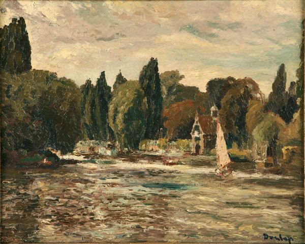 Ronald Ossory Dunlop The Thames at Twickenham by RONALD OSSORY DUNLOP Lucy