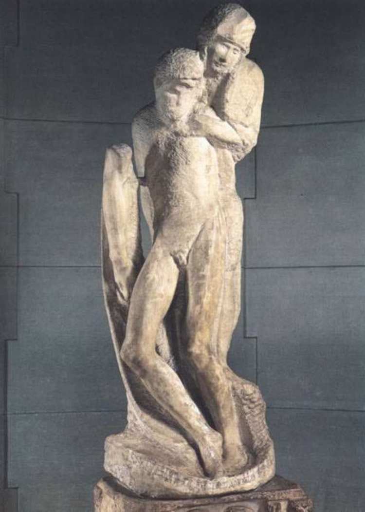 Rondanini Pietà Pieta39 Rondanini di Michelangelo Buonarroti Castello Sforzesco