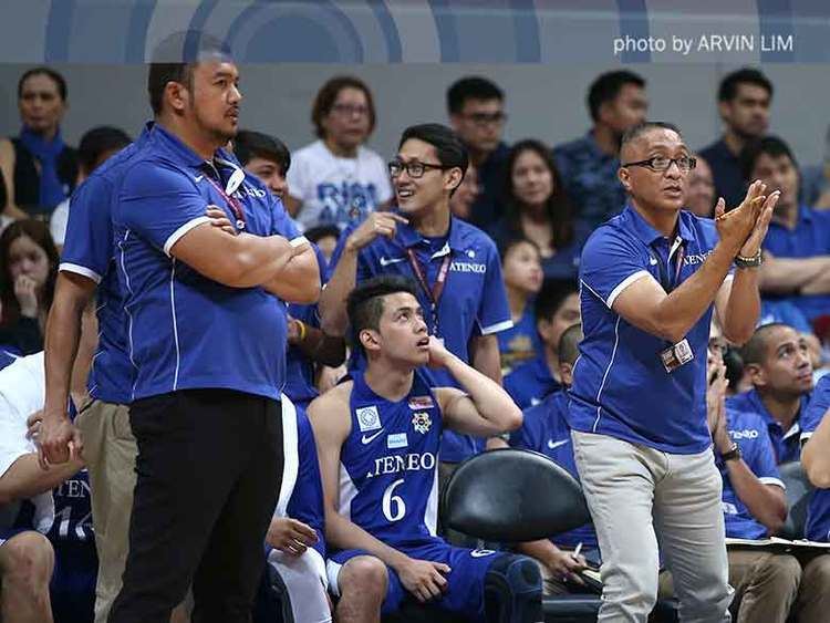 Ronnie Magsanoc Magsanoc on Ateneos head coach Coach Bo is still in charge ABS