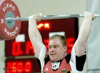 Ronny Weller 2002 European Weightlifting Men over 105 kg olympic