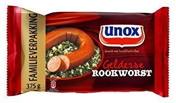 Rookworst Unox Gelderse Rookworst Traditional Dutch Smoked Sausage Amazon