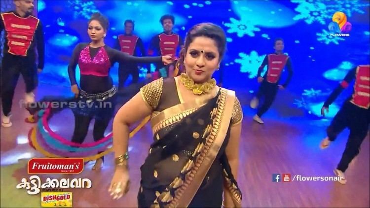 Roopa Sree performing on stage