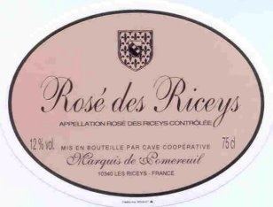 Rosé des Riceys AOC Les appellations LA REGION CHAMPAGNE Champagne Rgions Vins