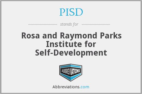 Rosa and Raymond Parks Institute for Self Development Rosa and Raymond Parks Institute for SelfDevelopment