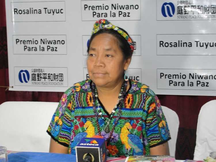 Rosalina Tuyuc GUATEMALA Premio Niwano para la Paz destinado a una