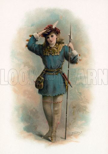 Rosalind (As You Like It) Rosalind from As You Like It Look and Learn History Picture Library