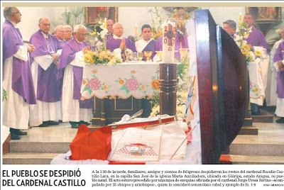 Rosalio José Castillo Lara Luz Clarita ltimas palabras sobre el Cardenal Castillo Lara