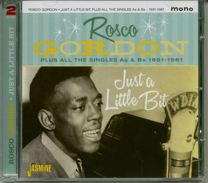 Rosco Gordon Rosco Gordon CD Just A Little Bit 2CD Bear Family Records