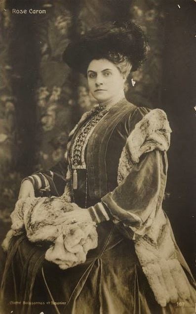 Rose Caron FORGOTTEN OPERA SINGERS Rose Caron Soprano Monnerville 1857