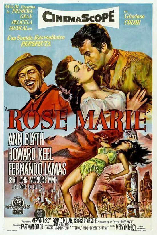 Rose Marie (1954 film) Rose Marie 1954 USA MGM Musical Western Ann Blyth Howard Keel